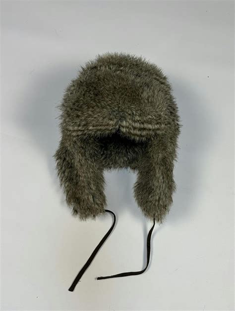 Archival Clothing Y2k Mohair Ushanka Hat Rare Streetwear Fur Fuzzy Alt