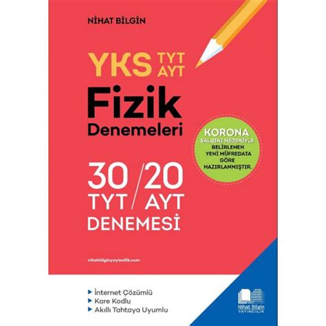 Nihat Bilgin Tyt Ayt Fizik Denemeleri Tyt Ayt