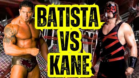 Wwe Batista Vs Kane Smackdown Here Comes The Pain Youtube