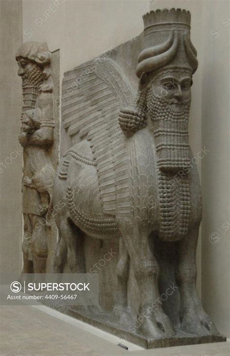 ARTE MESOPOTAMICO ASIRIO Relieves Del Palacio De Sargon II TORO