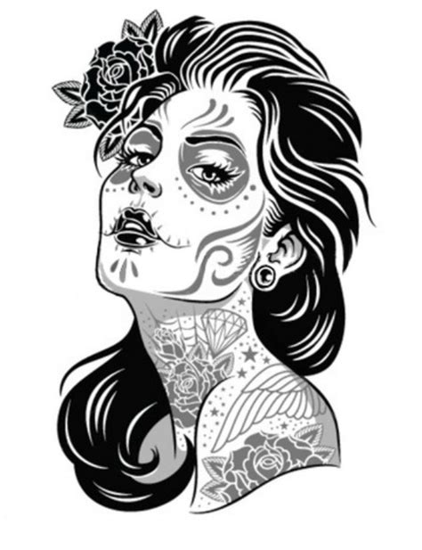 Zombie Girl Drawing | Free download on ClipArtMag