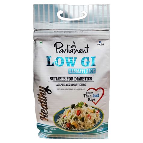 PARLIAMENT LOW GI BASMATI RICE 10LB Reshmi S Group Inc