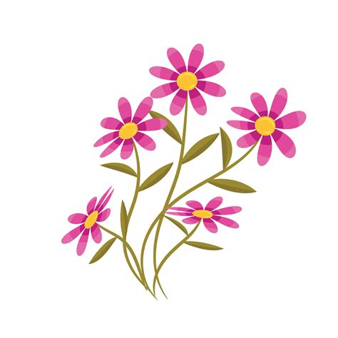 vector flat detailed spring flower collection 36251361 Vector Art at ...