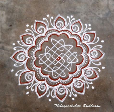 Free hand rangoli design, Simple rangoli border designs, Rangoli designs flower