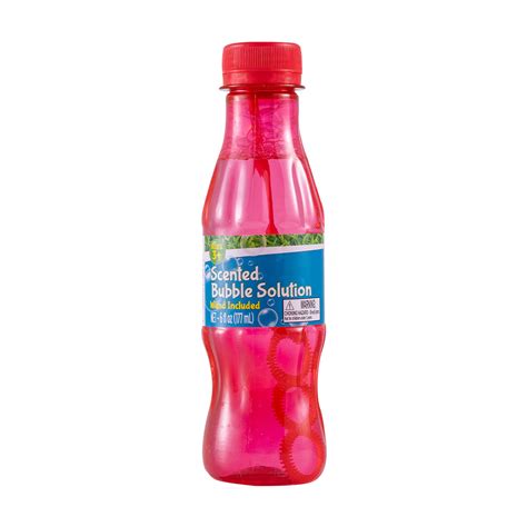 Scented Bubble Solution Bottle With Wand 6 Fl Oz