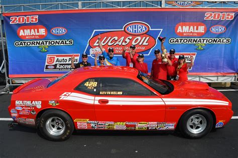 Kevin Helms Drove His 426 Race Hemi Dodge Challenger Drag Pak To