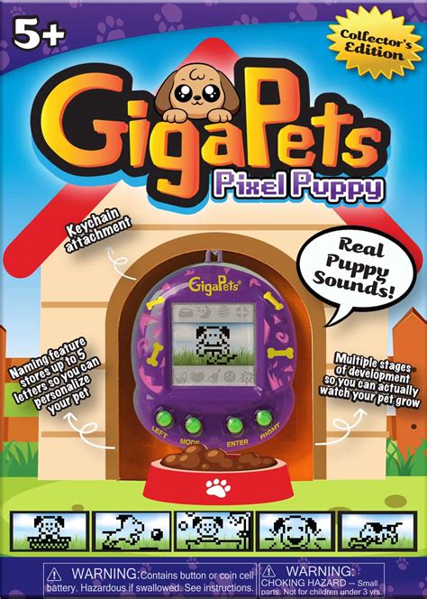 Giga Pets Puppy Dog Virtual Animal Pet Toy Upgraded Collectors