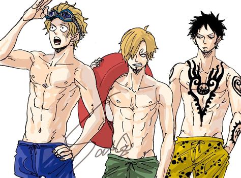 One Piece Law X Sanji X Sabo One Piece Ship Lawsan Sabosan Sabo One Piece One Piece Ship One