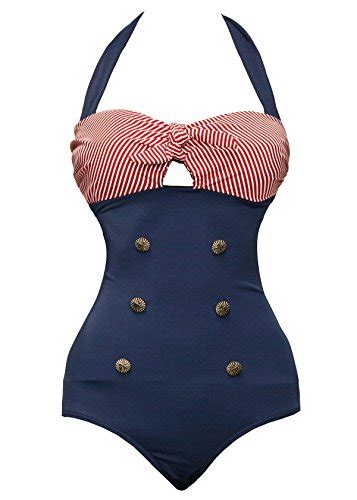 Damen Tankinis FeelinGirl Bikini Tankini 50er Damen Retro Vintage