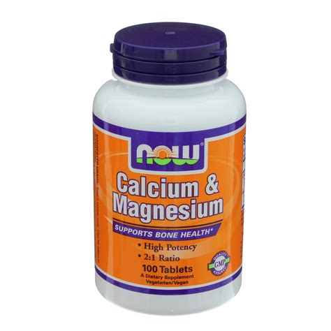 NOW Calcium Magnesium Tablets Shop Minerals At H E B