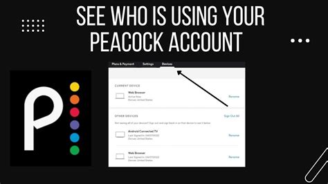 Check To See Who Is Watching Your Peacock Streaming Account Youtube