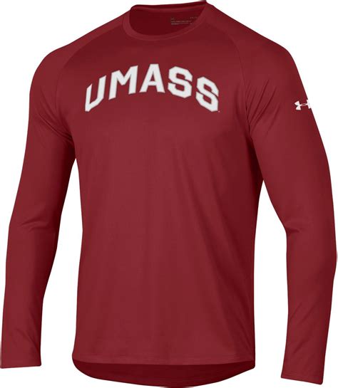 Under Armour Under Armour Men S Umass Minutemen Maroon Long Sleeve Tech Performance T Shirt