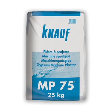 Knauf MP75 Machine Pleister Gipsgebonden stuc 25kg | RBMB.nl