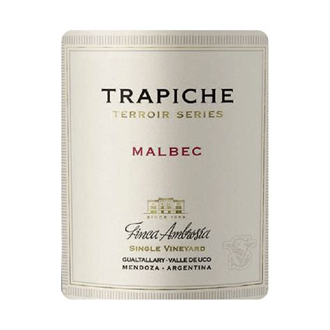 TRAPICHE Terroir Series Finca Ambrosia Single Vineyard Malbec Wine