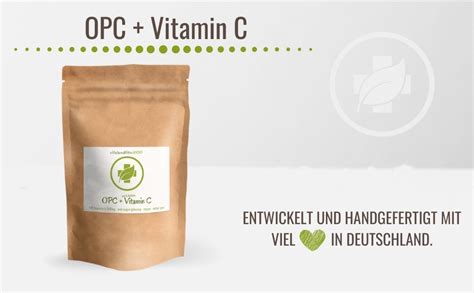 Traubenkernextrakt OPC Natürliches Vitamin C 120 vegetarische