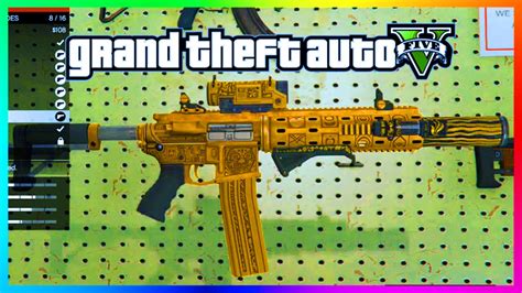 Gaming Rifle 6 Gtav Find The Gold Guns Gold Uzi