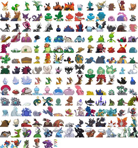 Unova Backsprites 80x80 By Dreadwing93 On Deviantart