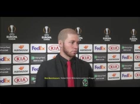 Interview Nach Europa League Halbfinale R Ckspiel Vs Fc Chelsea Youtube