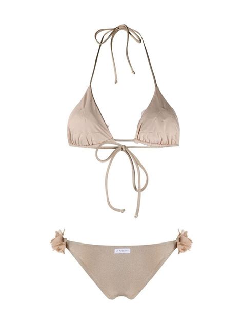 LA REVECHE Peta Bikini Neutrals Editorialist