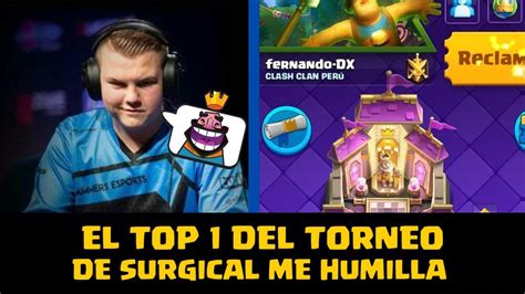 Me Enfrento Al Top 1 Del Torneo De Surgical Goblin Por El Emote Del Cerdo Y Esta Fue Su ReacciÓn