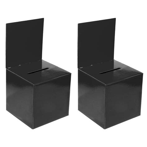 Patikil Cardboard Suggestion Box 2 Pcs 6x6x6 Ballot Box