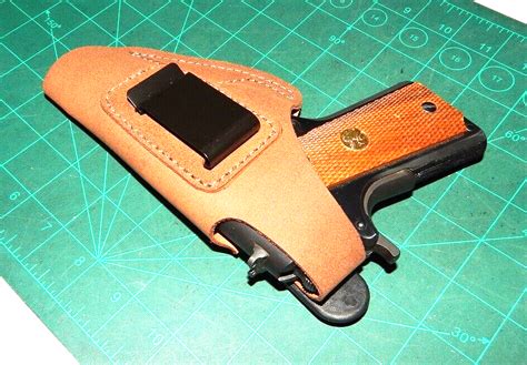 Bianchi D Rh Suede Iwb Thumb Break Holster Colt Officer