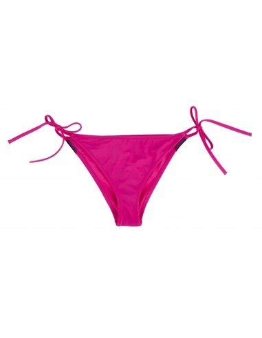 CALVIN KLEIN Cheeky String Side Tie Bikini Fuchsia Low Part