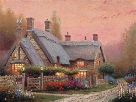 Thomas Kinkade Mckenna's Cottage painting - Mckenna's Cottage print for ...