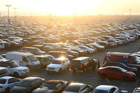 Los Angeles, California, USA - July 29, 2023: Cars on the Parking in ...