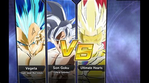 Xenoverse Requested Match Pc Goku Ultra Istinto Vegeta Ssjb