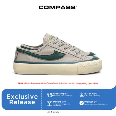 Jual Compass Gazelle Low Wafer Green Shopee Indonesia