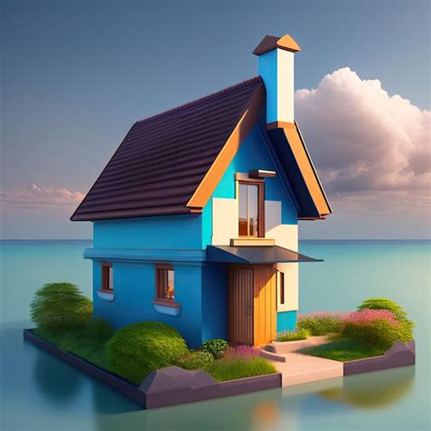 Premium AI Image | Small house