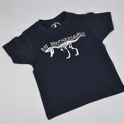 Big Brothersaurus Dinosaur Announcement T Shirt By Rocket And Rose