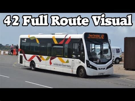 FULL ROUTE VISUAL 42 Vazon Bay To St Peter Port Fast Guernsey