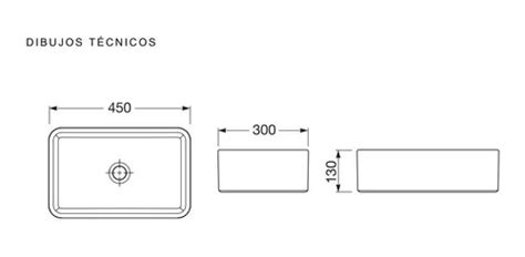 Bacha Rectangular Apoyo Baño Mesada Blanca Loza Lavatorio en venta en