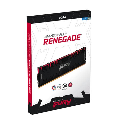 Memoria Ram Kingston Fury Renegade Black Gb Rgb Ddr Mhz Cl Xmp