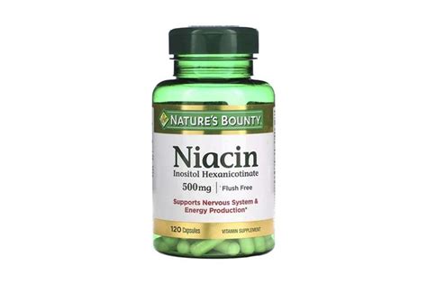 Natures Bounty Niacin 500 Mg 120 Capsules Nature Full Shop Bd