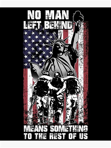 No Man Left Behind Means Something To The Rest Of Us Veteran Poster