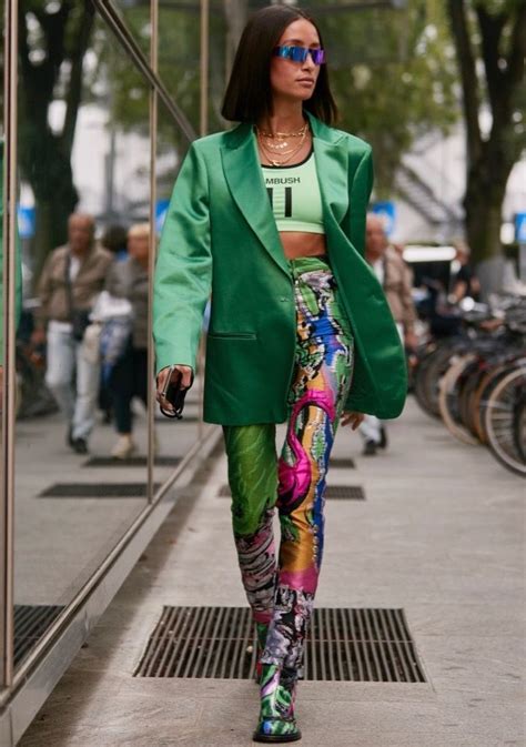 Pin By Terlan Axundova On Style By Colour Milan Fashion Week Street