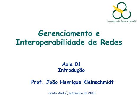 PDF Gerenciamento E Interoperabilidade De Redesprofessor Ufabc Edu Br