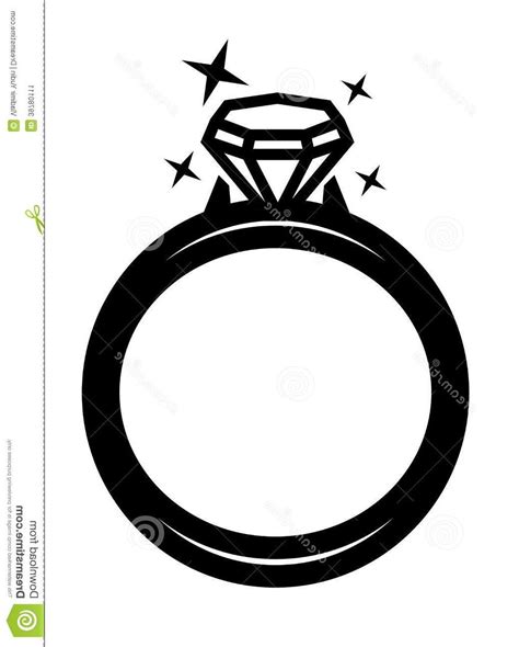 Silhouette Wedding Ring at GetDrawings | Free download