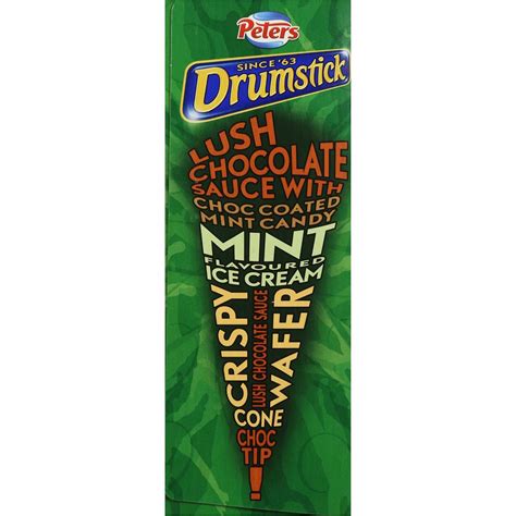 Peters Drumstick Chocolate Mint 4pk 476ml Woolworths