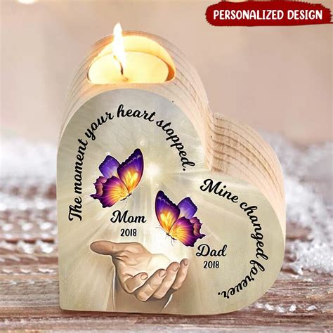 The Moment Your Heart Stopped Mine Changed Forever Personalized Heart ...