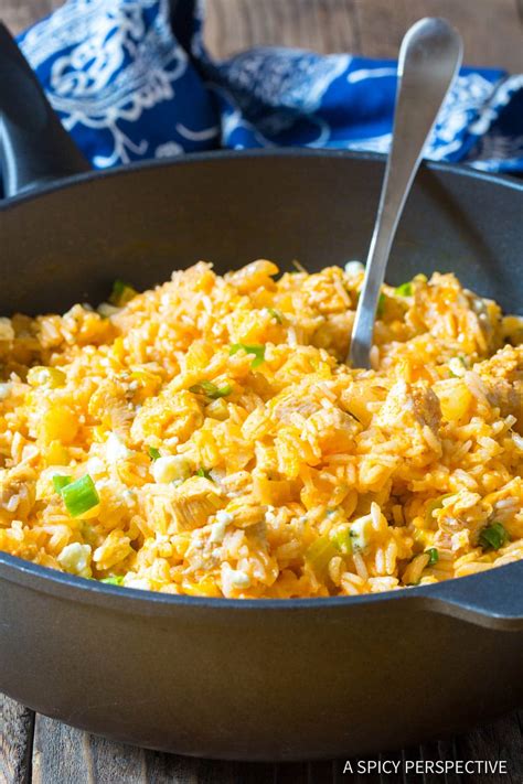 Buffalo Chicken And Rice Skillet A Spicy Perspective