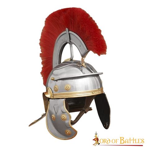 Buy Roman Legionary Steel Helmet With Plume Medieworld