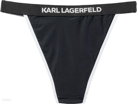 Damski D Stroju K Pielowego Karl Lagerfeld Bikini Bottoms W Logo