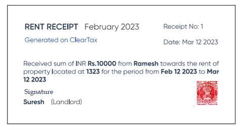 Is Revenue Stamp Required For Rent Receipt