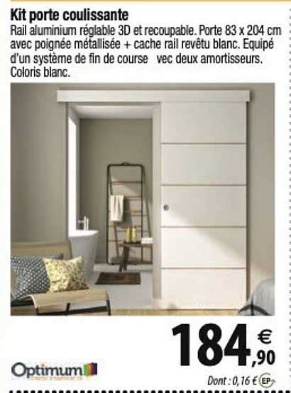 Promo Kit Porte Coulissante chez Tridôme iCatalogue fr