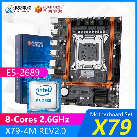 Huanan Zhi Motherboard Set X M Rev M Matx With Intel Xeon E