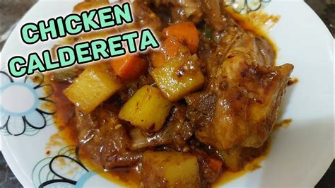 Chicken Caldereta In My Own Version Kalderetang Manok Filipino Recipe